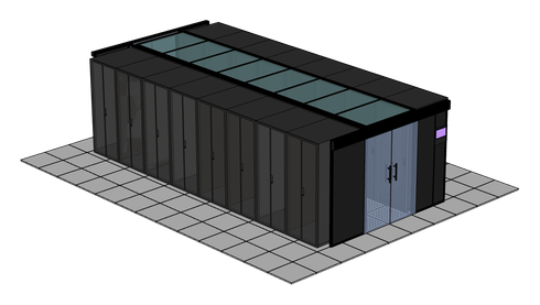 ระบบกักลมเย็น ColdWear พร้อมแผงหลังคาตายตัวแบบโพลีคาร์บอเนต