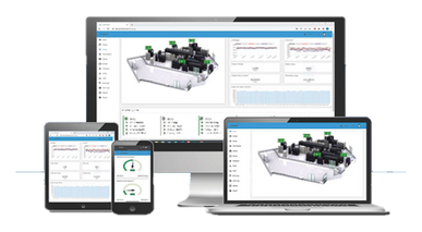 หน้าจอระบบ ConnectPlus JPC7000 บนจอคอมพิวเตอร์ แล็ปท็อป แท็บเล็ต และโทรศัพท์